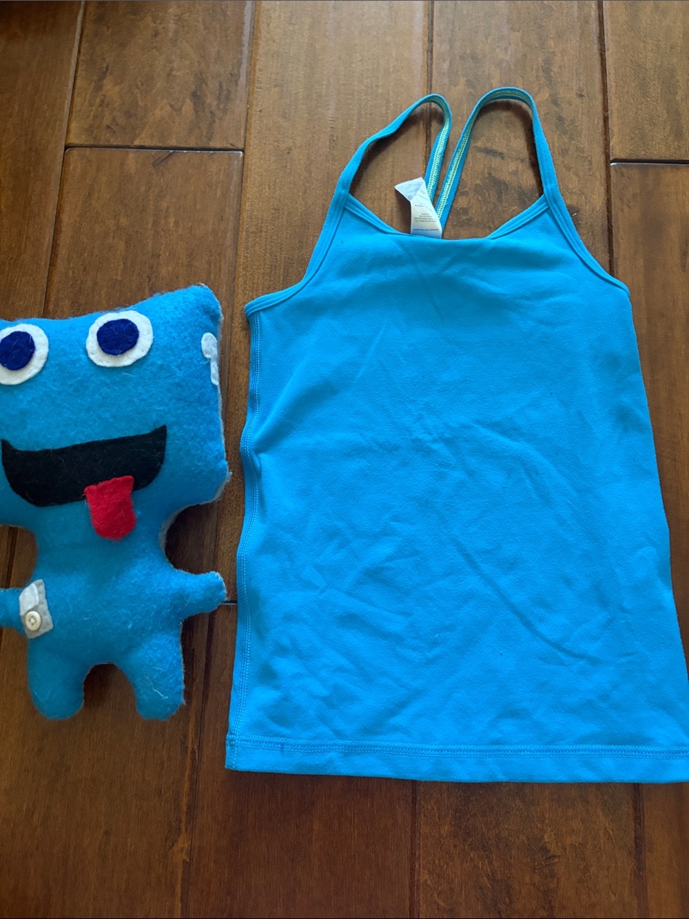 Ivivva by Lululemon Bright Turquoise Racerback Tank Top